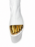 Schiaparelli Trompe L'oeil Platform Boots, Couture SS21, 42 EU