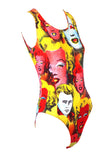 Gianni Versace Couture Pop Art Bodysuit, SS91, 42 IT/US 6