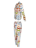 Gianni Versace Butterfly Print Set, SS95, 2/4 US