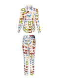 Gianni Versace Butterfly Print Set, SS95, 2/4 US
