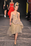 Vivienne Westwood  Silk-Taffeta & Tulle Draped Demi-Couture Dress, SS12. 6/8 US