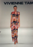 Vivienne Tam "Mao" Printed Dress, SS95, 2 US