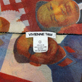 Vivienne Tam "Mao" Printed Dress, SS95, 2 US