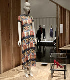 Vivienne Tam "Mao" Printed Dress, SS95, 2 US
