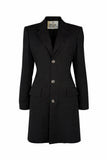 Vivienne Westwood Black Longline Blazer, c.2000's, 42 IT / M