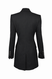 Vivienne Westwood Black Longline Blazer, c.2000's, 42 IT / M