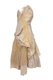 Vivienne Westwood  Silk-Taffeta & Tulle Draped Demi-Couture Dress, SS12. 6/8 US