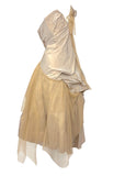 Vivienne Westwood  Silk-Taffeta & Tulle Draped Demi-Couture Dress, SS12. 6/8 US