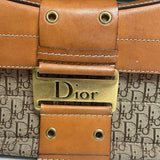 Christian Dior Monogrammed "Street Chic" Bag with Tan Leather Trim, SS02, Size OS
