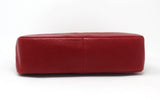 Chanel Cherry Red Mini Bag with Interlocking Logo Clasp & Chain, c. 80's