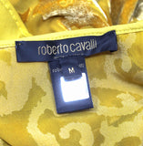 Roberto Cavalli Saffron Devoré Silk Skirt Set, c. 2004, Size M