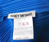 Issey Miyake Cobalt Blue Pleated Robe with Pockets, SS94, Size M/L