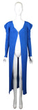 Issey Miyake Cobalt Blue Pleated Robe with Pockets, SS94, Size M/L