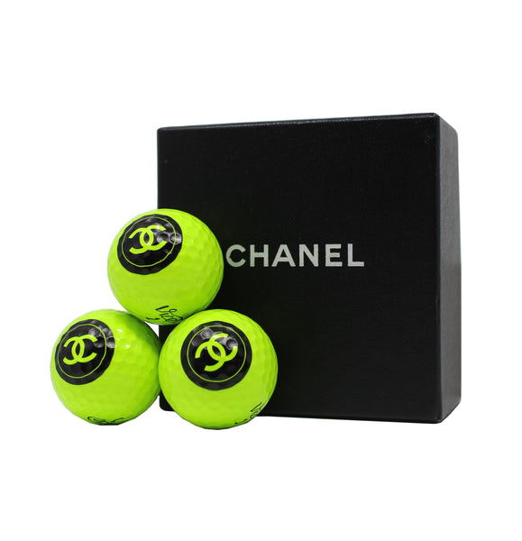 Chanel Set of 3 Vice Pro Golf Balls, With Box