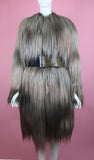 Bottega Veneta Long Hair Goat Jacket, AW 17, Size US 2