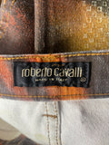 Roberto Cavalli T-shirt & Denim Pant, Tiger Print Set, AW 2000, Size 6/8 US