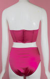 Christian Dior Bustier and Brief Fuchsia Lingerie Set, Size US 34B