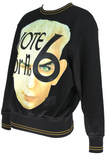 Jean Paul Gaultier "Vote No. 6" Graphic Crewneck with Logo, AW91, Size S