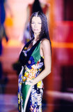 Gianni Versace Couture Silk Floral Waistcoat from "Miami", SS93, Size 42 IT Angelika Kallio