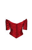 Vicky Tiel, Red Ruched Corset