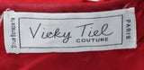 Vicky Tiel, Red Ruched Corset