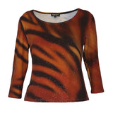 Roberto Cavalli T-shirt & Denim Pant, Tiger Print Set, AW 2000, Size 6/8 US