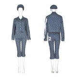 Christian Dior Monogramm Jacket & Pant Set, SS02, Size 4/6 US