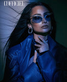 Chanel Blue Tinted Sunglasses with Silver Futuristic Frame, SS00, OS L'Officiel India