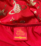 Vivienne Westwood for Sockshop Boulle Print, Red Bodysuit, c. 1992, 2/4 US Tag
