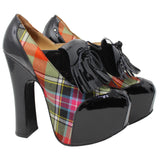 Vivienne Westwood Bruce Of Kinnaird Tartan Golf Pumps, AW93/94 reissue, US 10